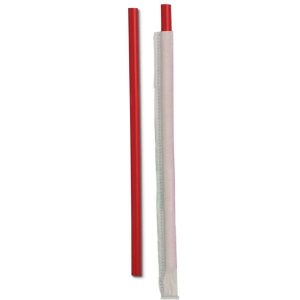 Straw Paper Giant Wrapped 10.25" Red (4 x 300) SZ SGP110IWR