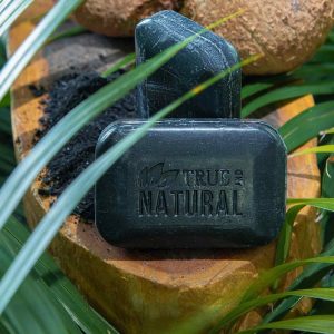 TRUE & NAT Premium Soap- Coconut Shell Charcoal (30 x 115g)